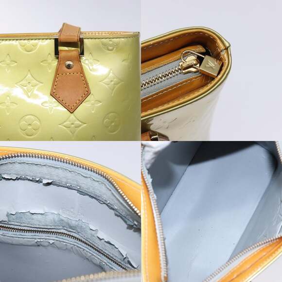 LOUIS VUITTON Monogram Vernis Houston Hand Bag Gris M91053 - Picture 11 of 13